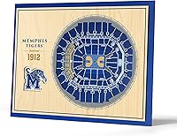 Vista 152 de YouTheFan NCAA Oklahoma Sooners - Arte de pared 3D de 5 capas con vista al estadio, Gaylord Family Oklahoma Memorial Stadium, 13.00 x 17.00 pulgadas