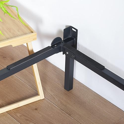 Miniatura 7 de Olee Sleep Dura - Marco de cama de acero compacto de metal de 7 pulgadas ajustable para tamaño matrimonial Queen King sin herramientas fácil montaje