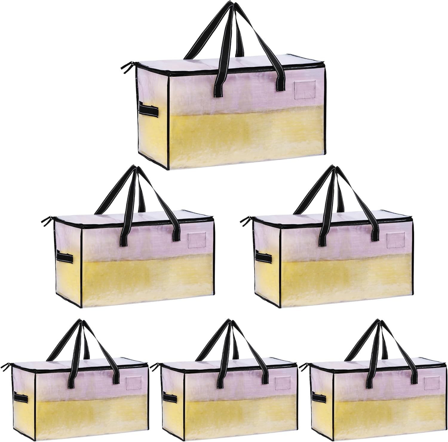 VENO 6 Pack Moving Bags, Comforter and Blanket Storage Bags