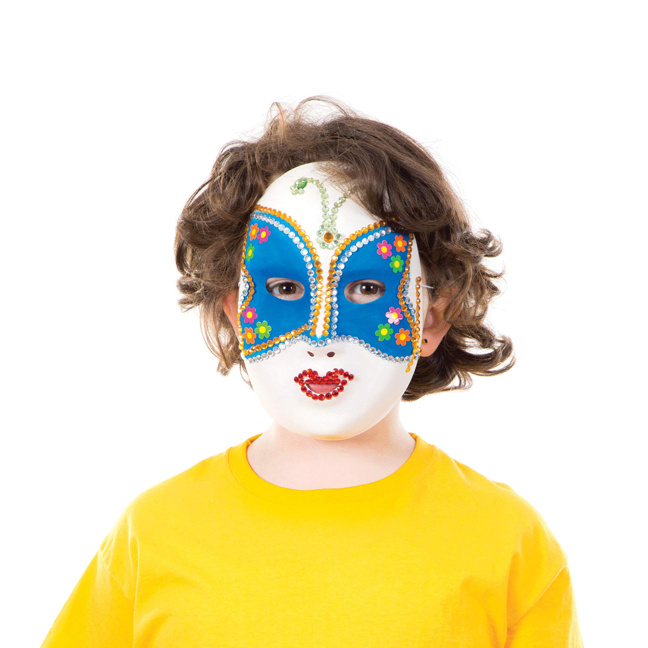 Baker Ross Maschere di Carnevale scratch art per bambini (confezione da