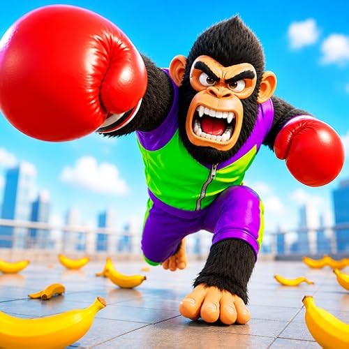 Gorilla Fight Simulator: Wild Ape Jungle Battle Offline 3D Adventure
