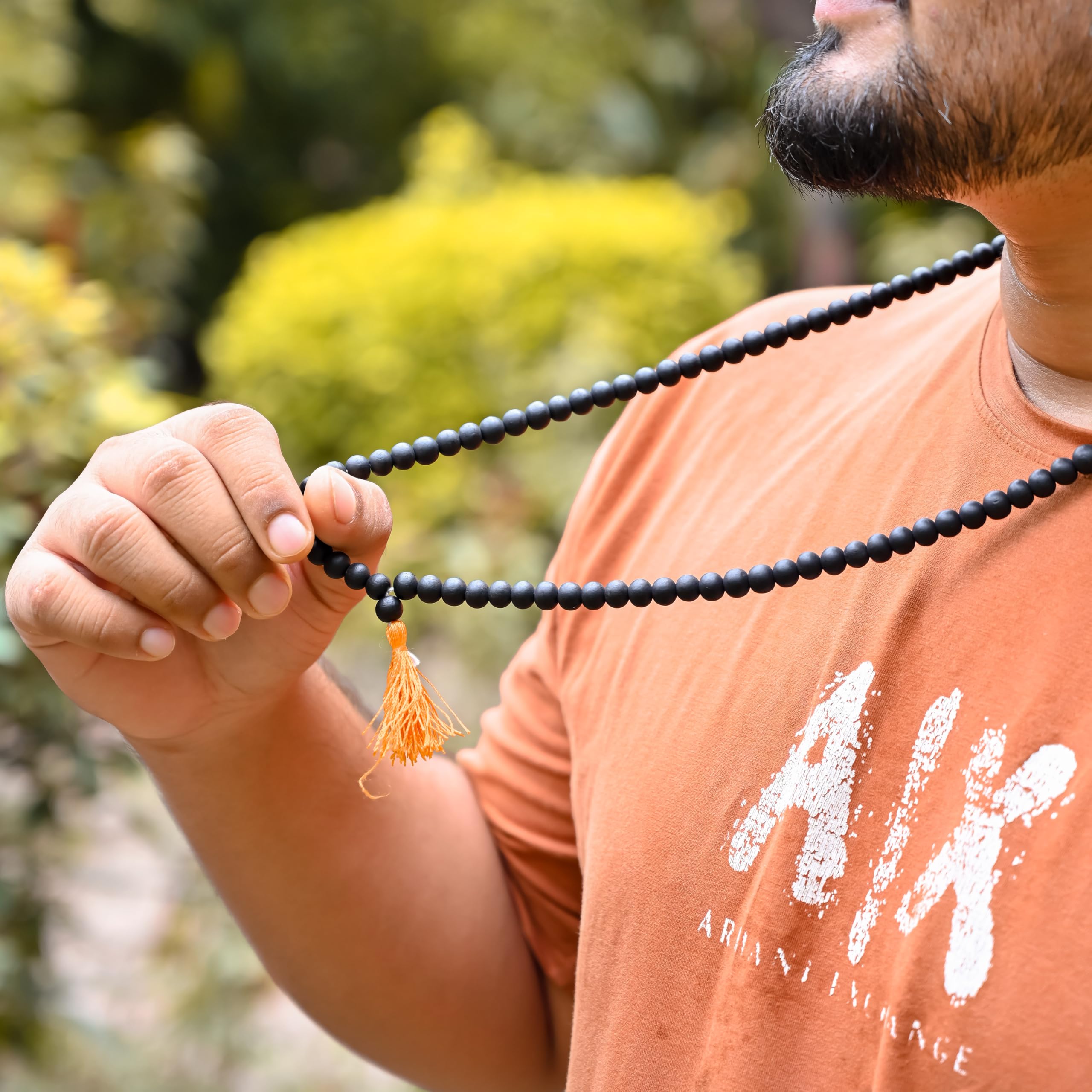 ZAICUS Karungali Malai - Black Ebony Meditation Mala -7