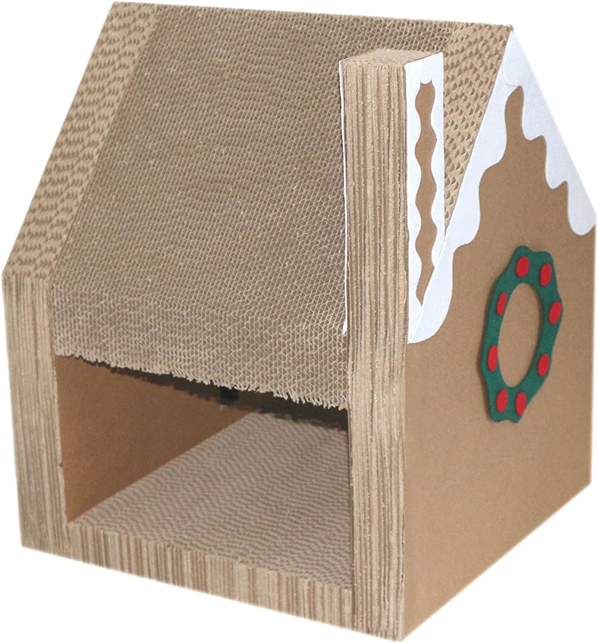 purrrfect life Christmas Cathouse and Cat Scratcher Lounger