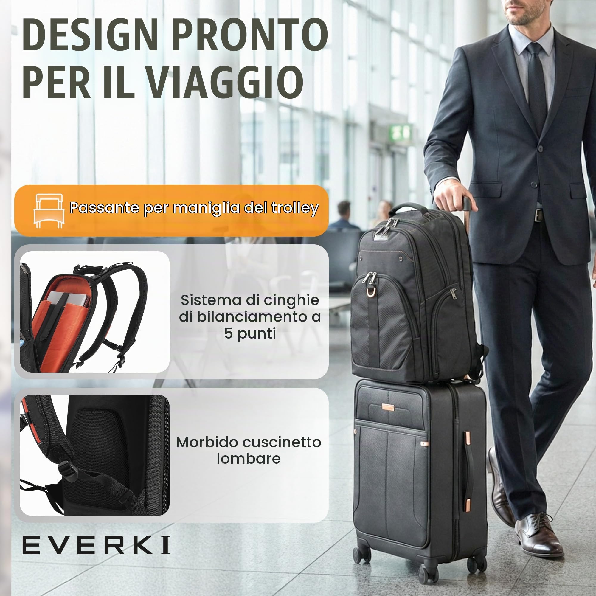 Everki Atlas - Zaino per Notebook