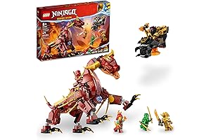NINJAGO Heatwave Transforming Lava Dragon 71793 Building Toy Set