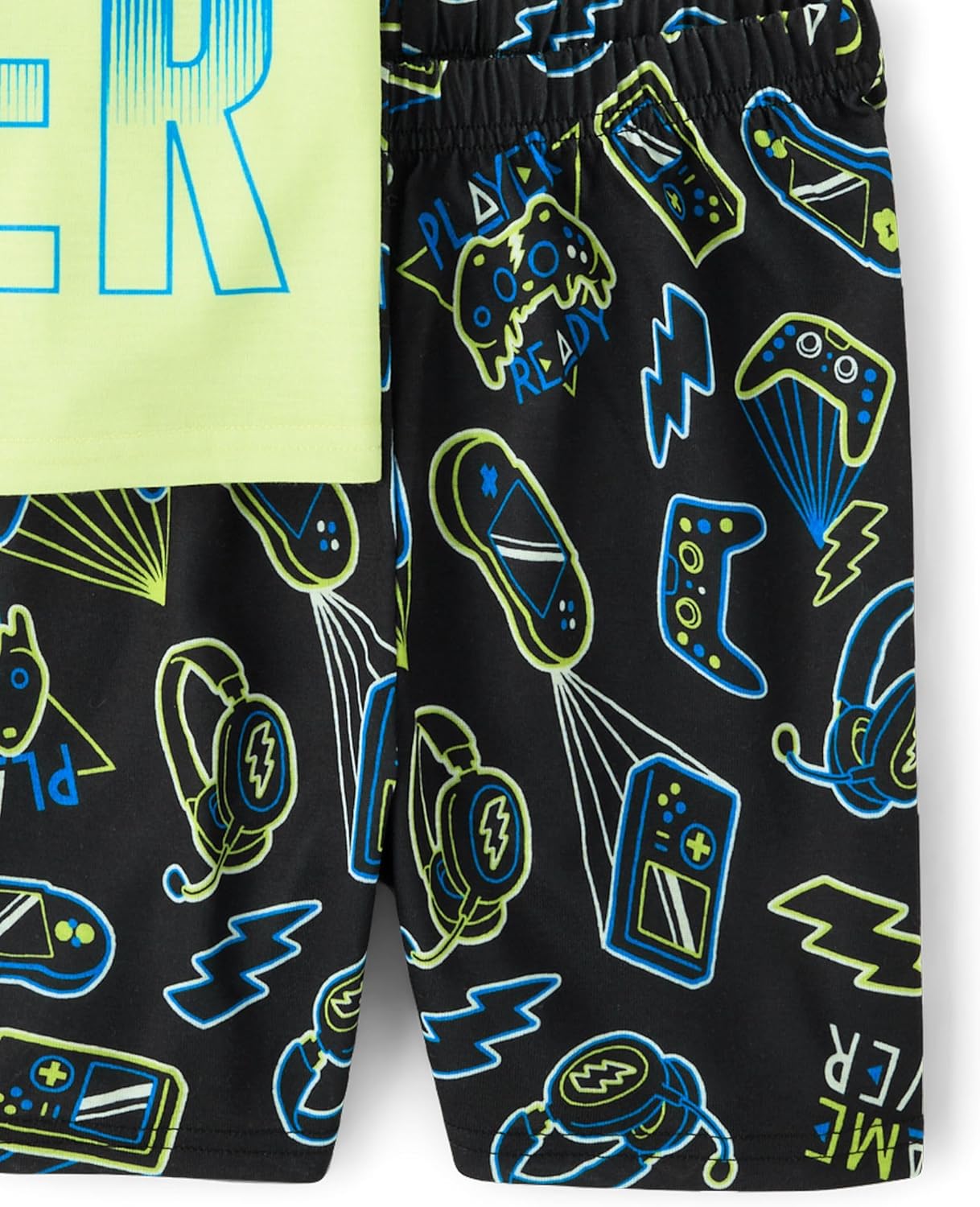 The Children's Place boys Sleeve Top and Shorts,2 Piece Pajama Set - Image 4