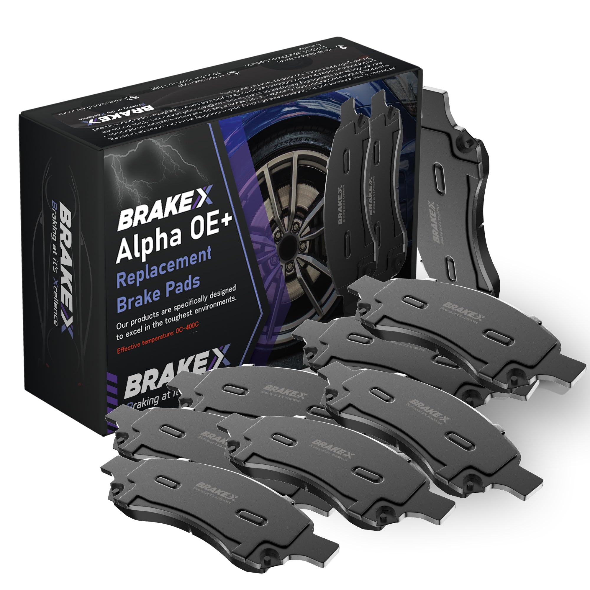 Brake X Alpha OE+ Front and Rear Brake Pads