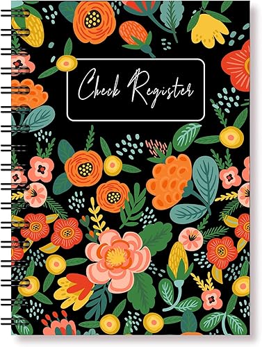 Registro Registro de cheques y tarjetas de débito, registros de chequera, rastreador de cuentas simple y contabilidad financiera (C) 5.5 pulgadas x