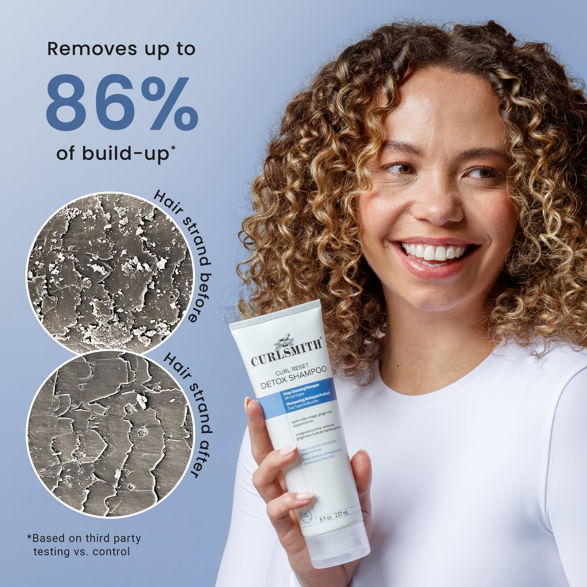 CURLSMITH Detox Shampoo - Clarifying Hair Cleanser