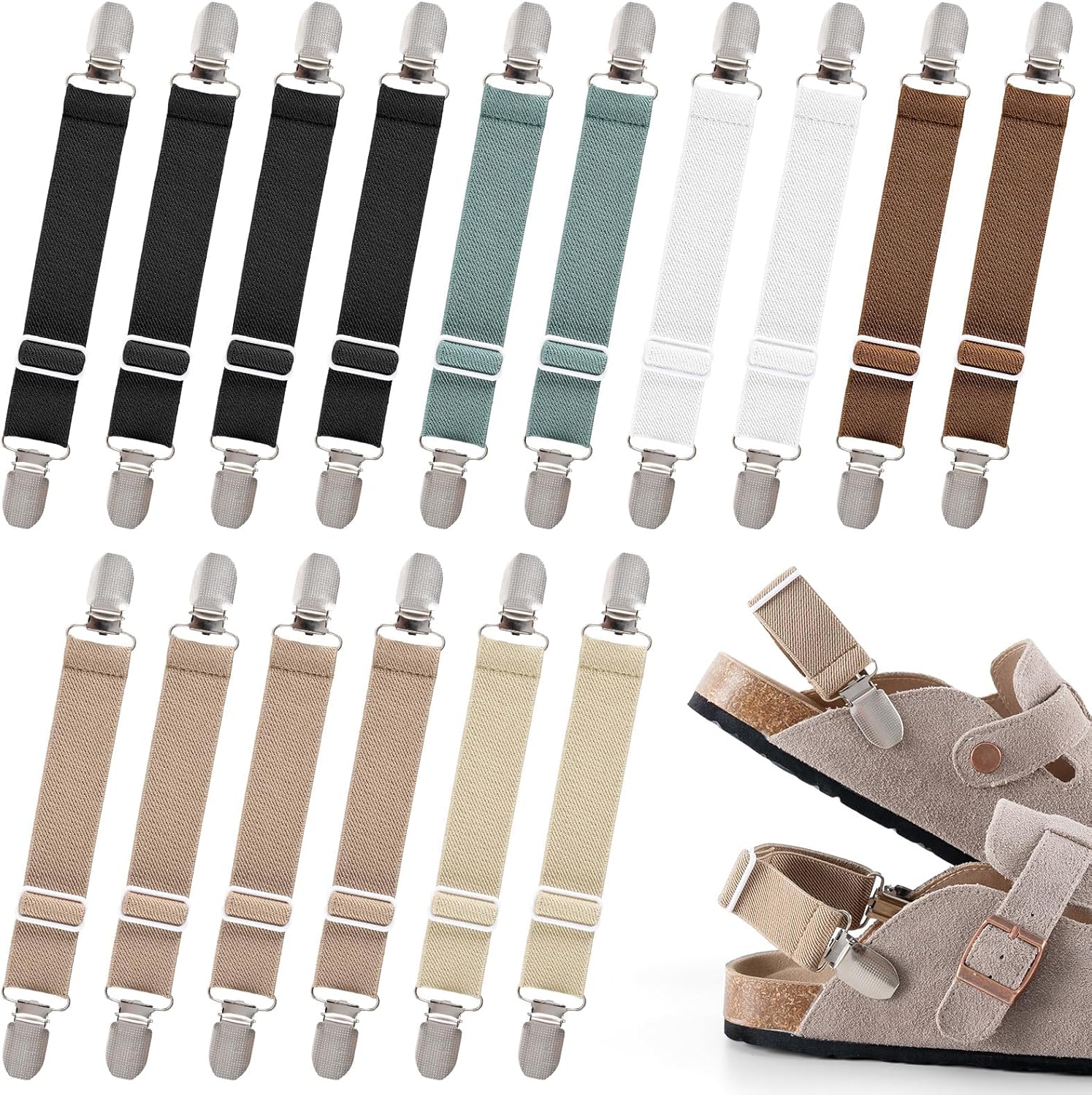 Elastic Mule Shoe Straps for Men & Women - Adjustable Comfort