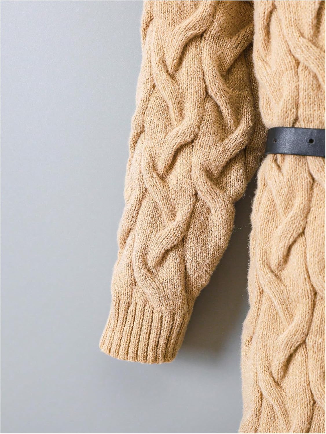 WDIRARA Girl's Button Down Hooded Cardigan Sweaters Long Knit Outerwear - Image 5