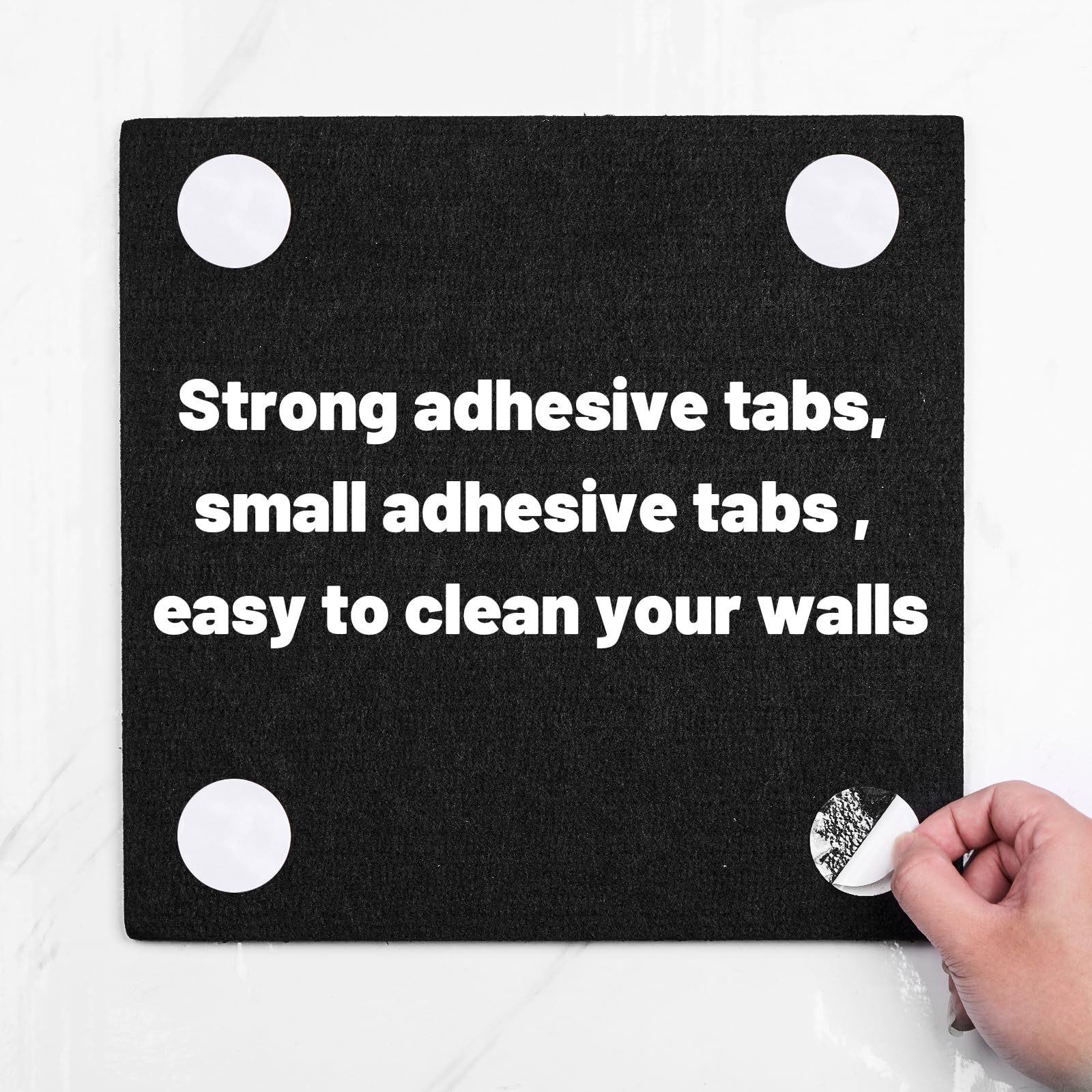 Grands Tableaux Muraux En Feutre - Décoration Murale Et Réduction Du Bruit - Lot De 4