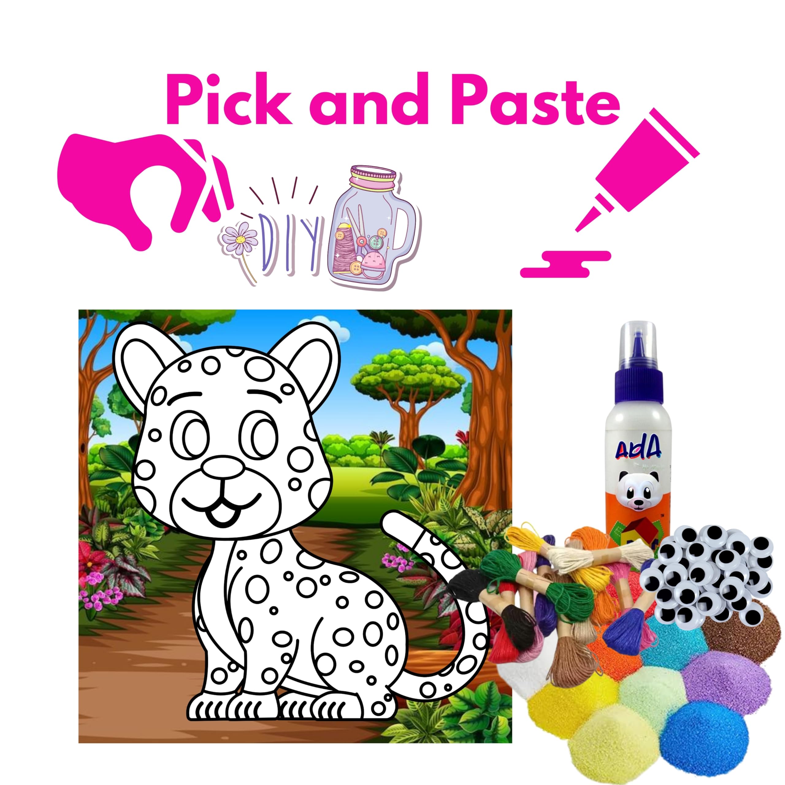 V Opitosarts And Crafts Kits For Kids 12 Pack Paper
