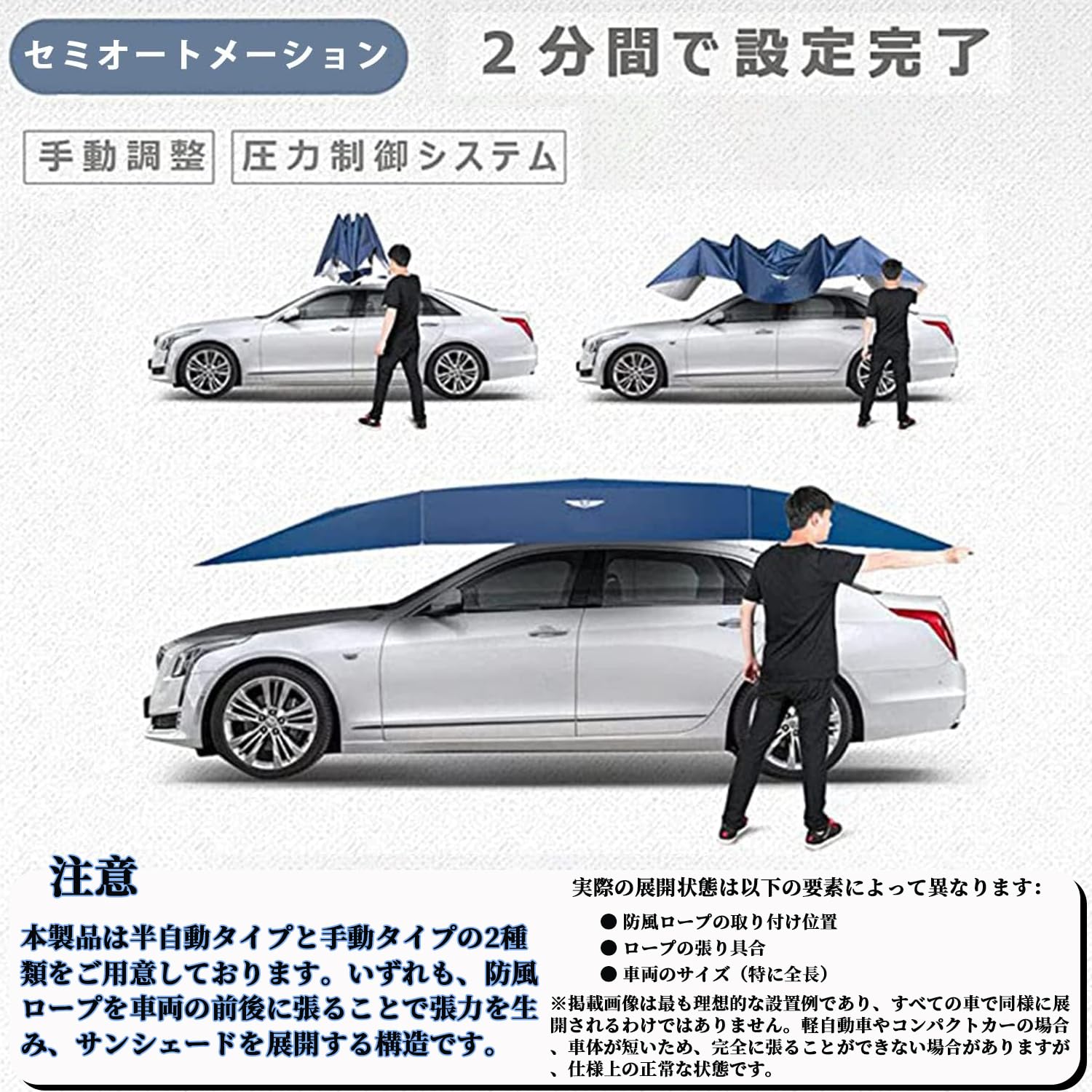Amazon.co.jp: SMARTABL 2025 車用サンシェード 折り畳み式 傘型 簡易