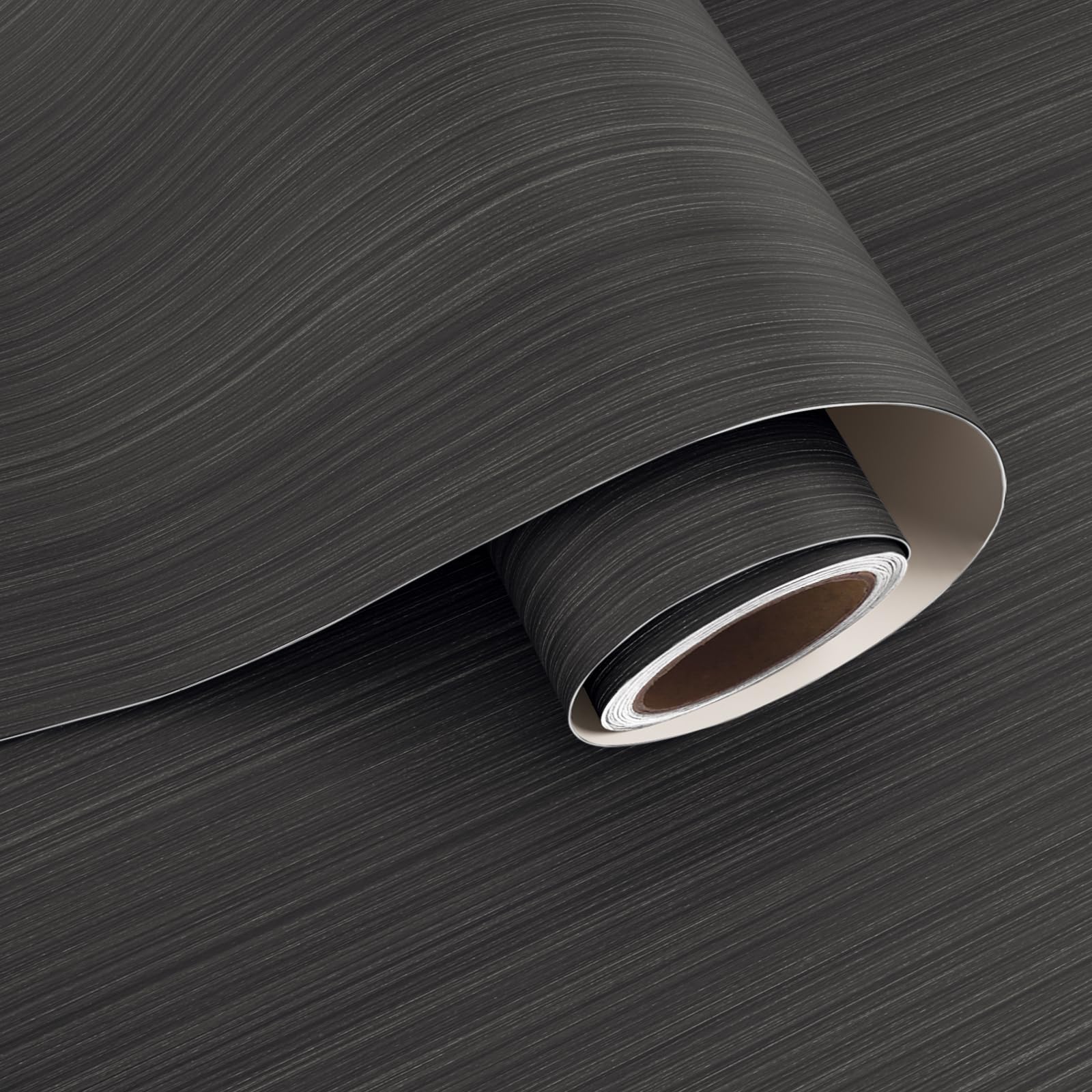 VaryPaper Carta da Parati Legno Scuro Pellicola Effetto Legno 40cmx200cm Carta Adesiva per Mobili Vintage Carta da Parati Soggiorno Adesivi per Porte Interne Pellicola Top Cucina Adesiva Armadio