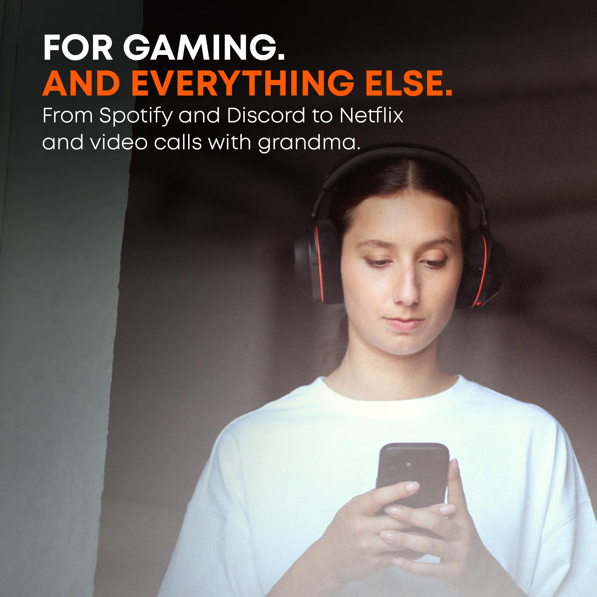 beyerdynamic MMX 100 Wireless Casque Gaming sans Fil, 80 h+, Blanc Arctique