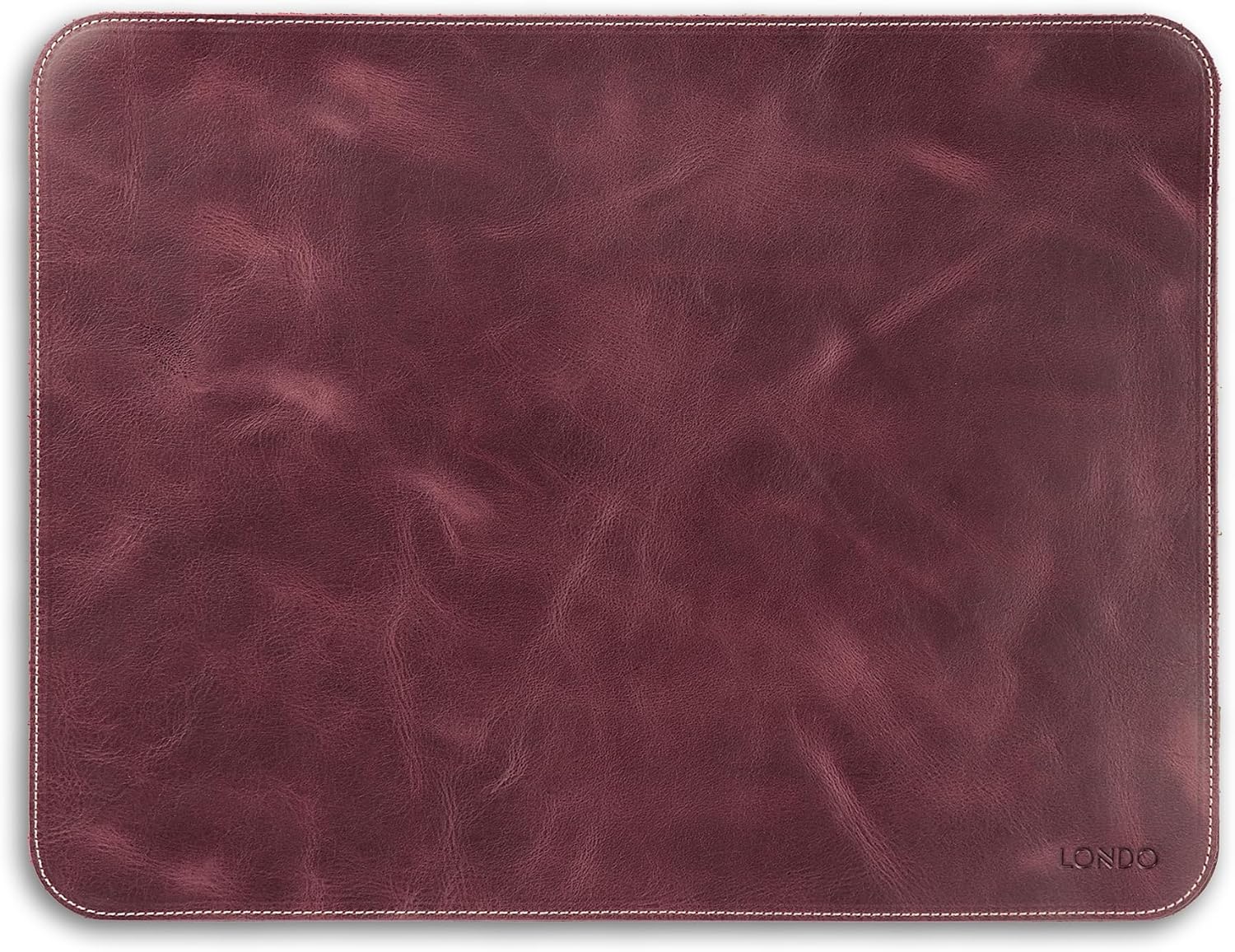 Londo Top Grain Leather Mouse Pad – Desk Mat for Keyboard and Mouse, Large Leather Office Desk Pad