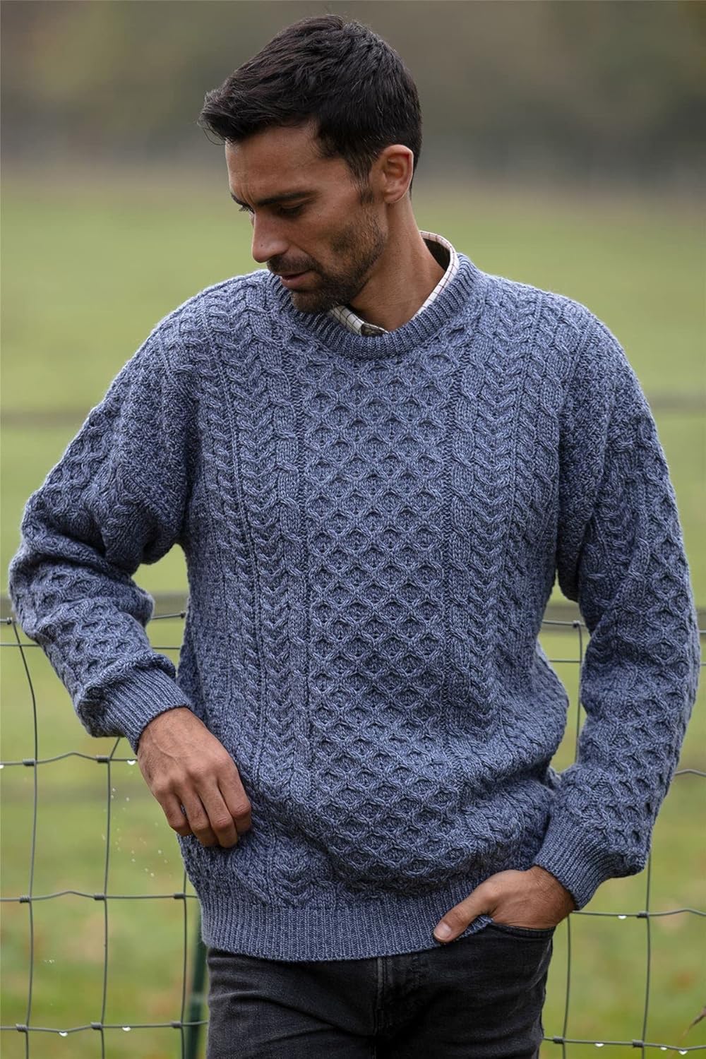 Walker and Hawkes - Mens Merino Wool Bradwell Jumper