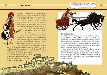 Historia ilustrada - La antigua Grecia: Libro de no ficción - ¡Incluye chistes! Libros para niños y niñas - De 9 a 13 años (Historia para niños): 3