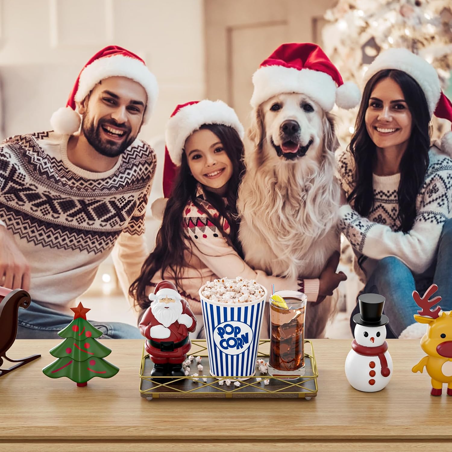 Toilet Paper Basket Holder, 13" Bathroom Tray Countertop, Wood and Metal Toilet Tank Tray Bathroom Vanity Organizer for Toiletry, Kitchen Sink Organizer for Soap Dispenser (Brown+Gold) - Image 8