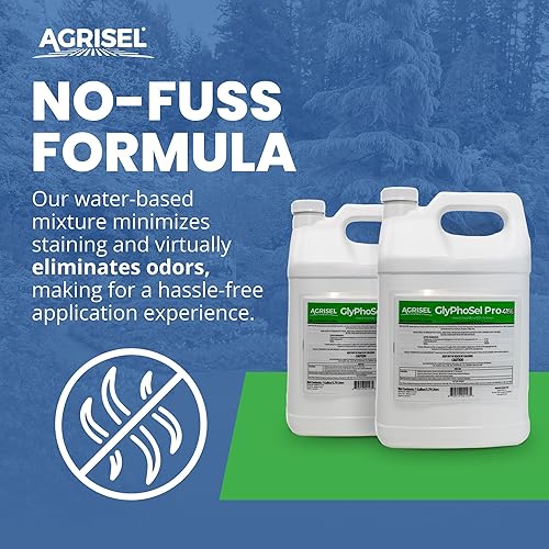 Vista 11 de GlyPhoSel Pro - Herbicida para eliminar malas hierbas difíciles de matar, de bajo olor, fácil de mezclar, seguro para mascotas, incluye 3 guantes