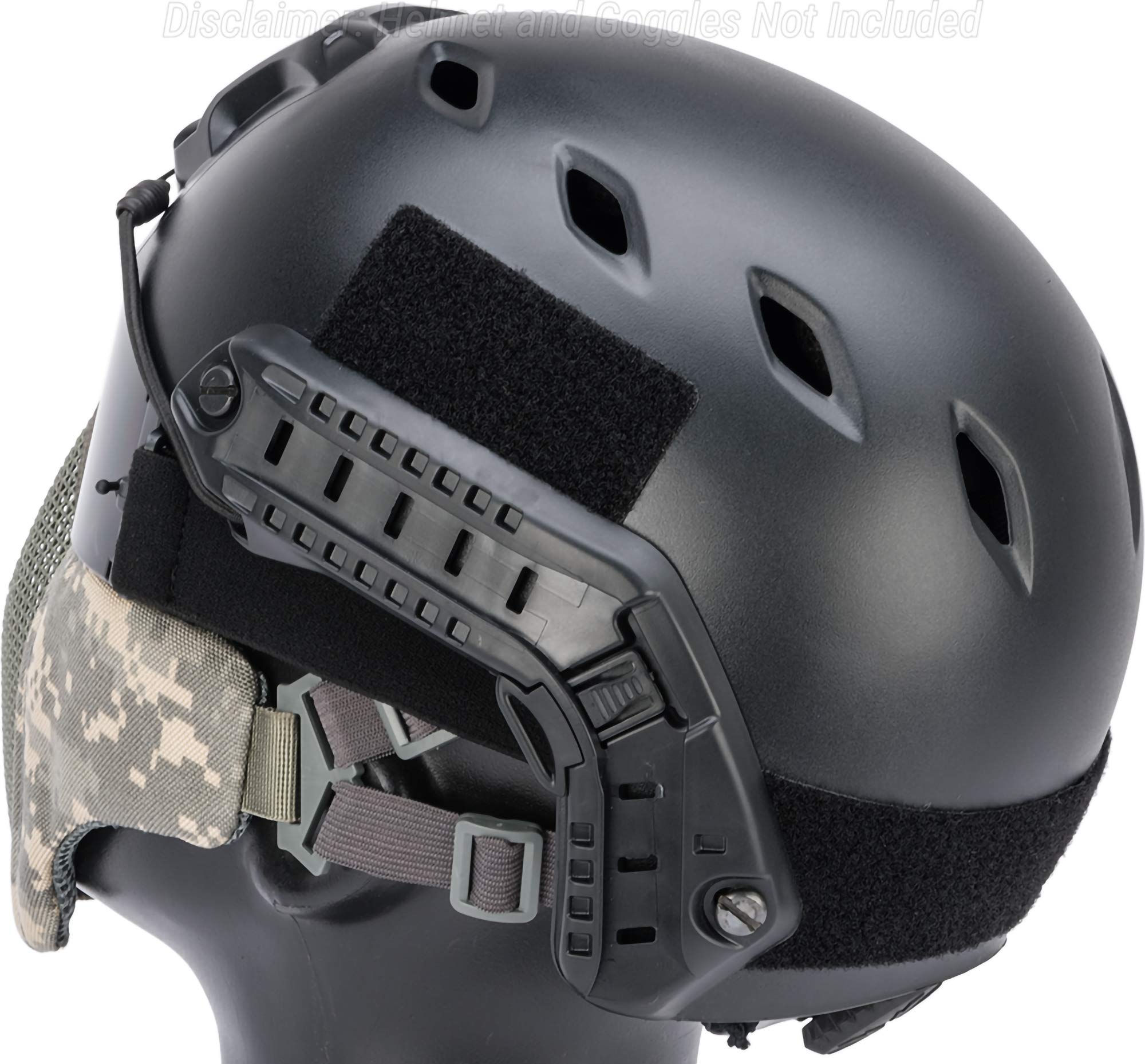 Evike Airsoft - Matrix Low Profile Iron Face Padded Lower Half Face Face Pro (Color: ACU)