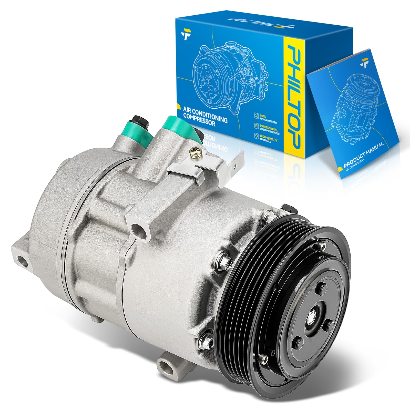 PHILTOP NEW AC Compressor w/Clutch for Tucson 2016-2017 2.0L
