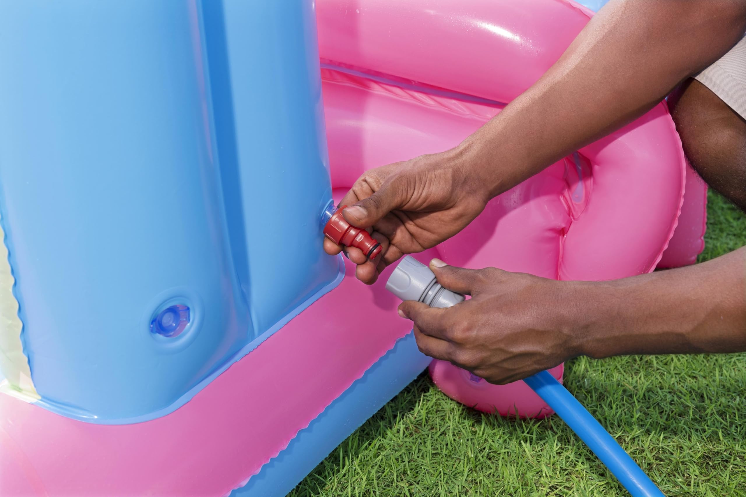 Bestway 7'3" x 6'4" x 55"/2.21mx 1.93mx 1.40m Centro de Juegos Disney Princess Enchanted Palace