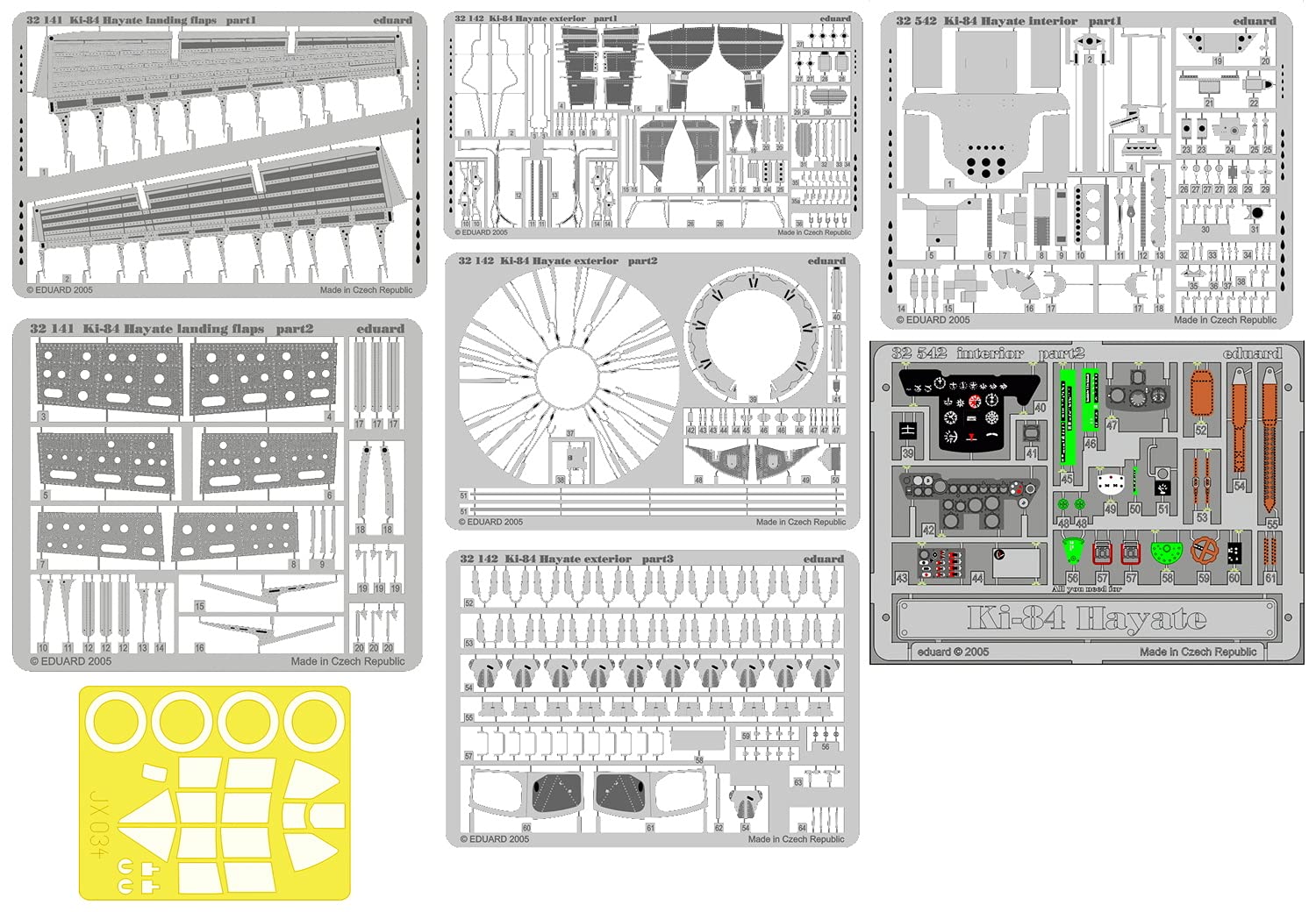Amazon | エデュアルド 1/32 ビッグエド 中島 キ84 疾風 パーツセット