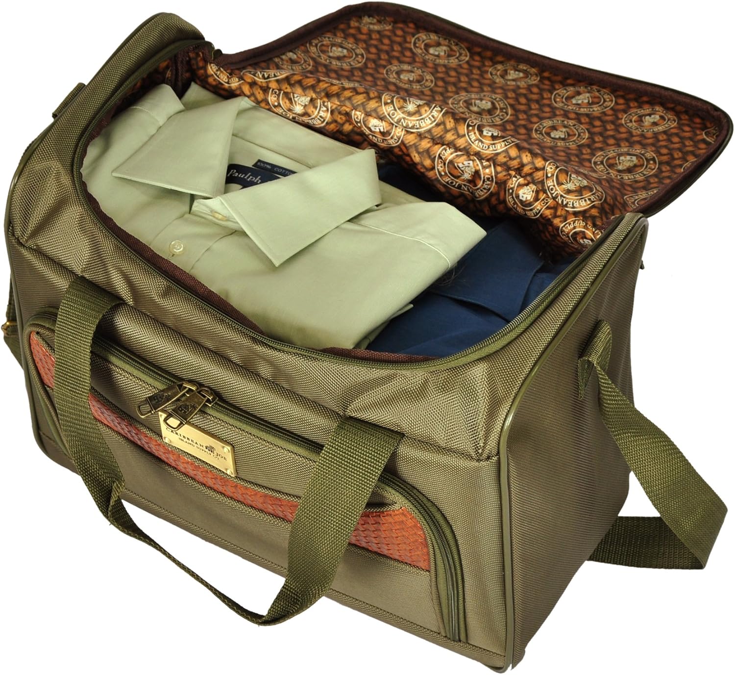 Caribbean Joe 16'' Olive Weekender Bag OLIVE GREEN 16"