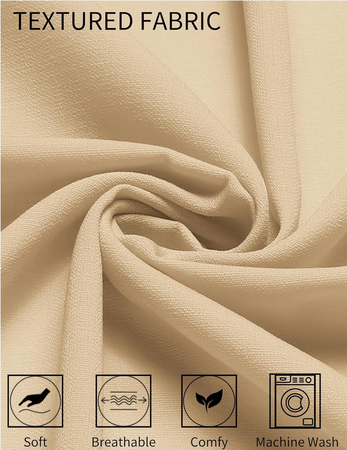 COOFANDY Men's Short Sleeve Button Down Shirt Casual Summer Beach Untucked Vacation Textured Shirts with Pocket - Image 3