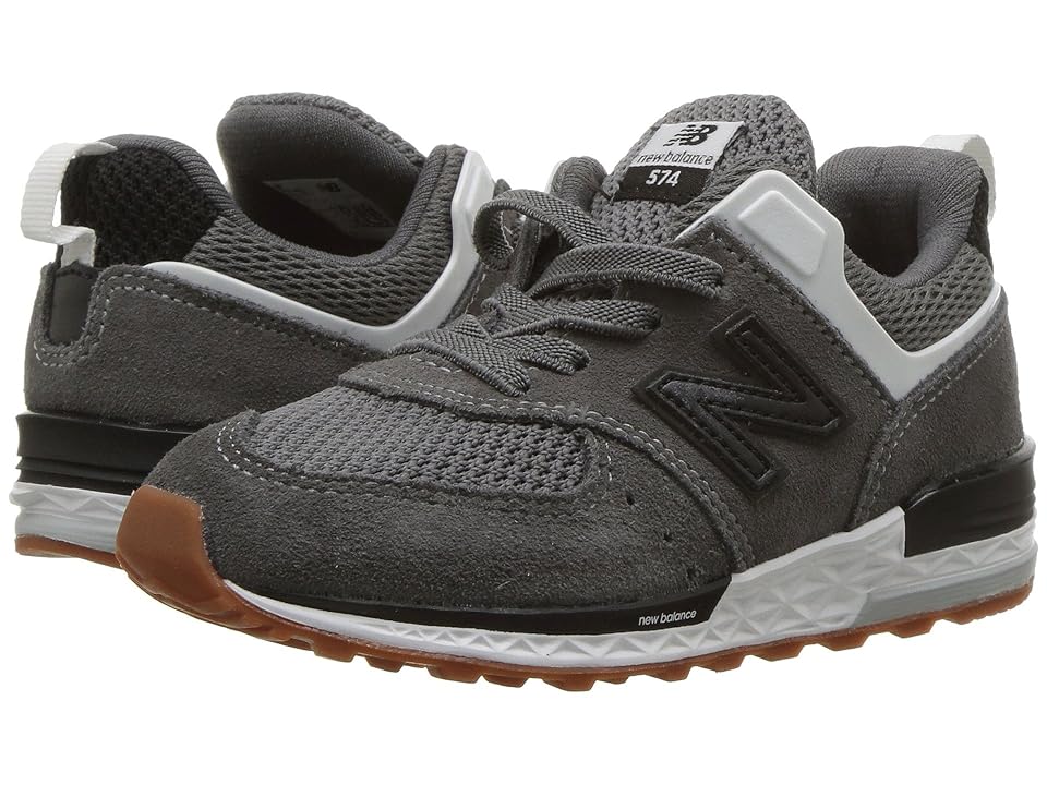 

New Balance Kids IH574v2 (Infant/Toddler) (Castlerock/Black) Boys Shoes