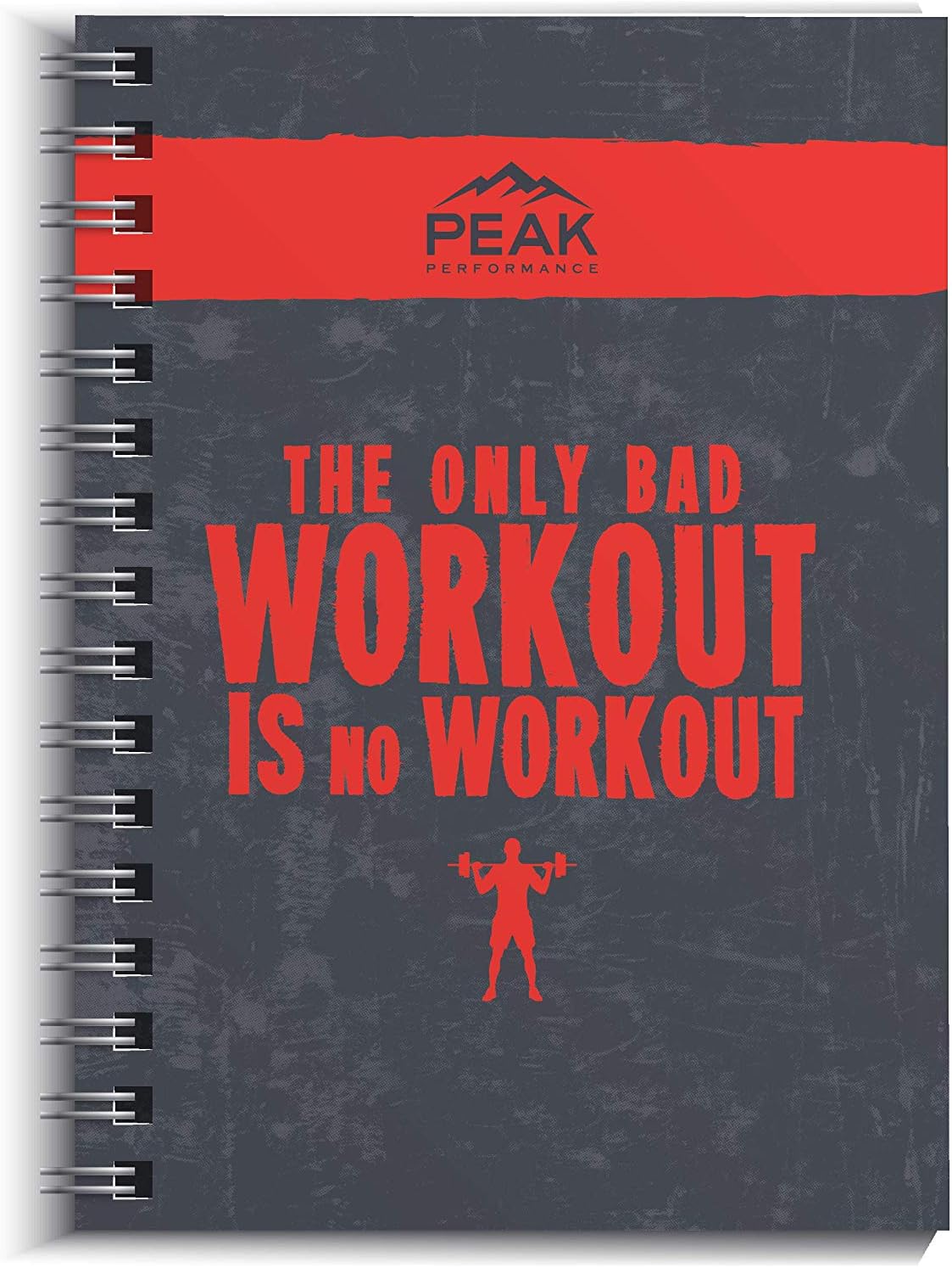 Workout Planner & Fitness Log Book, Designed by Professionals, to Achieve Fitness & Bodybuilding Goals with Custom/Sturdy Design - Get Fit with Peak Performance