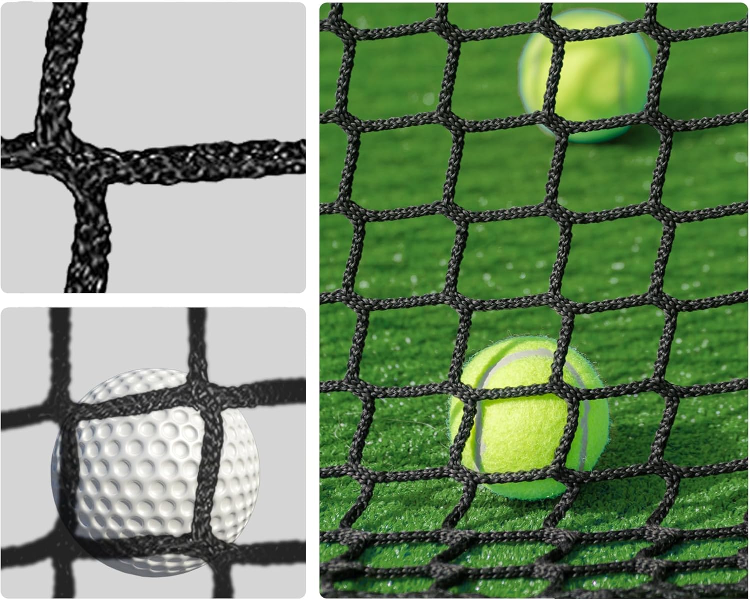 Golf Batting Cage Net for Indoor or Outdoor Golf Cage Net Practice or Baseball Batting Cages Net for Backyard