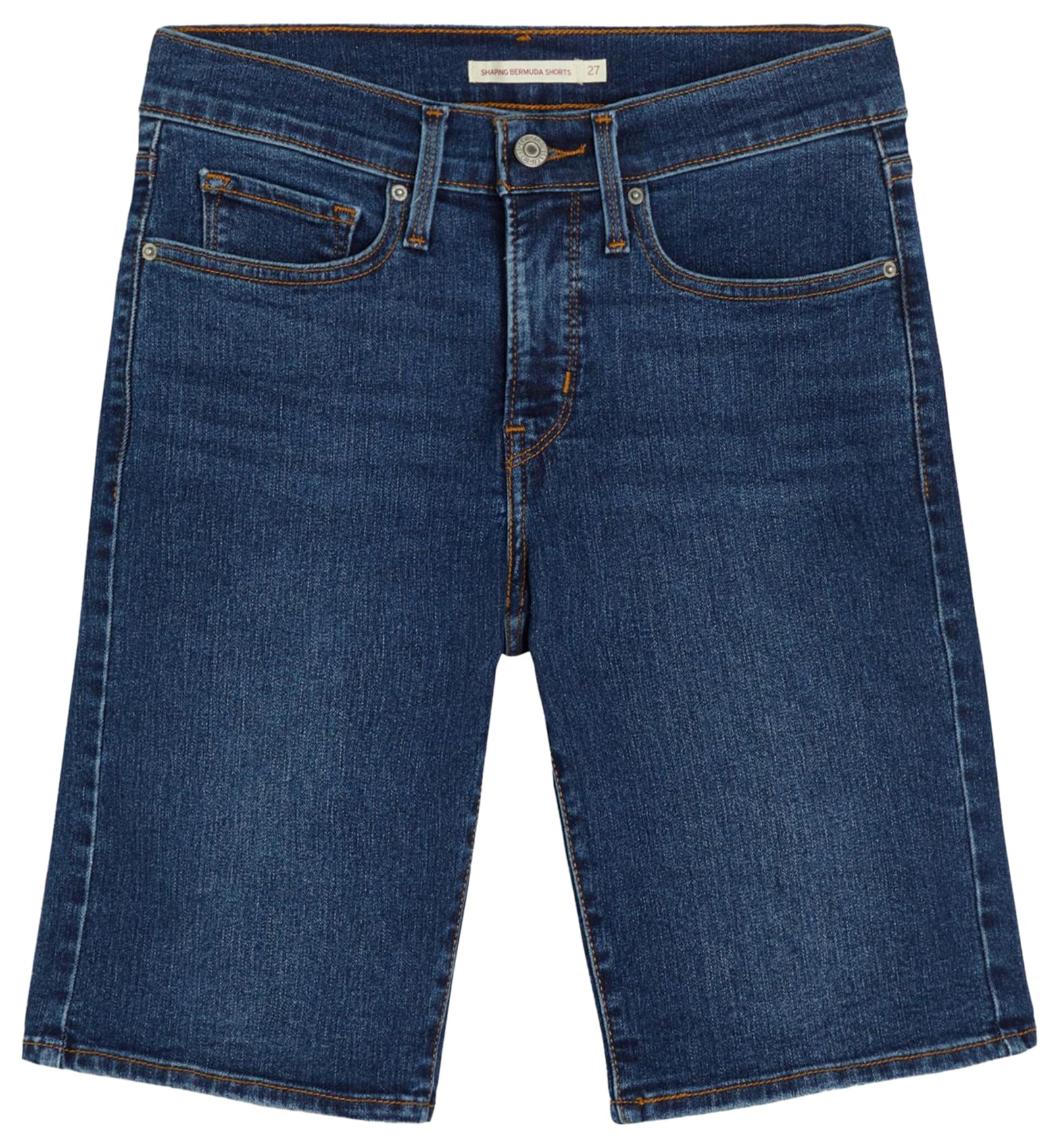 Levi's Women's Plus-Size Shaping Bermuda Shorts Bermuda Shorts