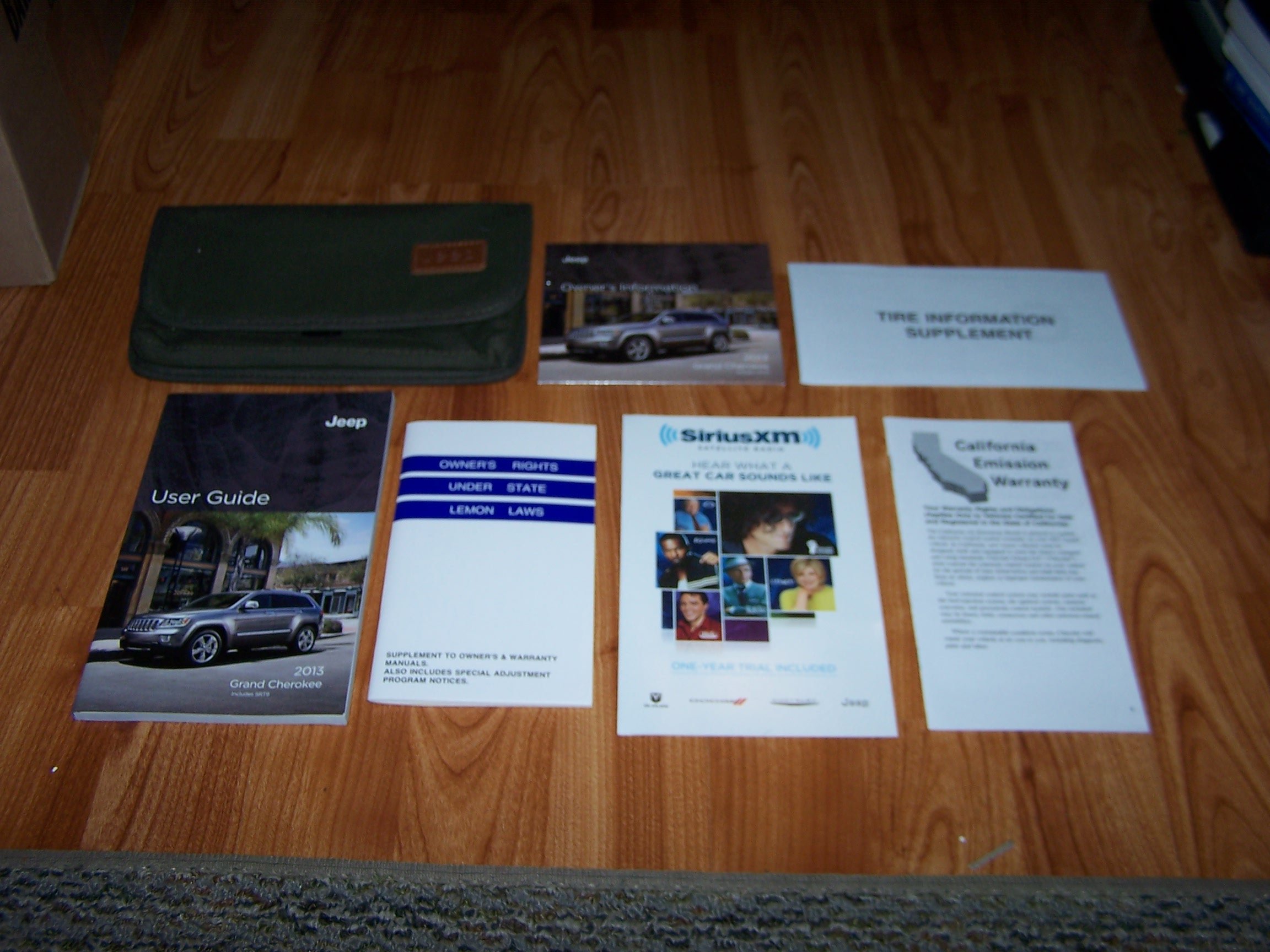 Cover of the 2013 Jeep Grand Cherokee Owner's Manual