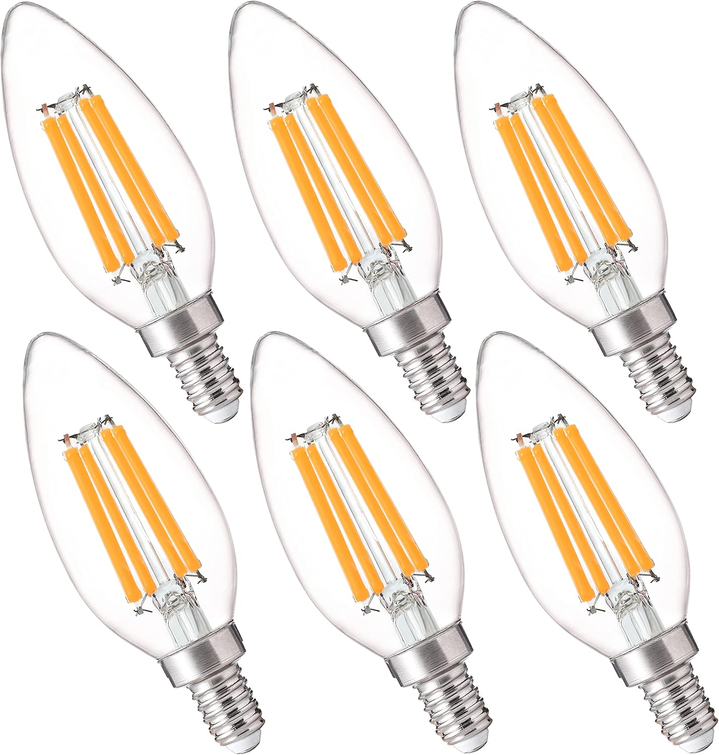 FLSNT 100W Equivalent LED Candelabra Bulbs, 1000LM Dimmable B11 E12 LED