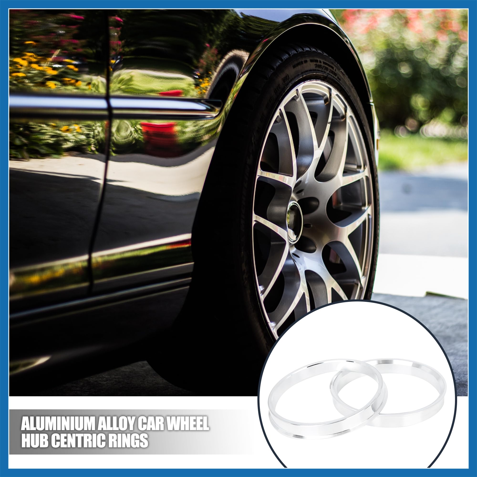 A ABSOPRO 4pz 73.1 a 67.1 mm Alluminio Lega Automobile Perno Anelli Centrici Sostituzione dell'articolo