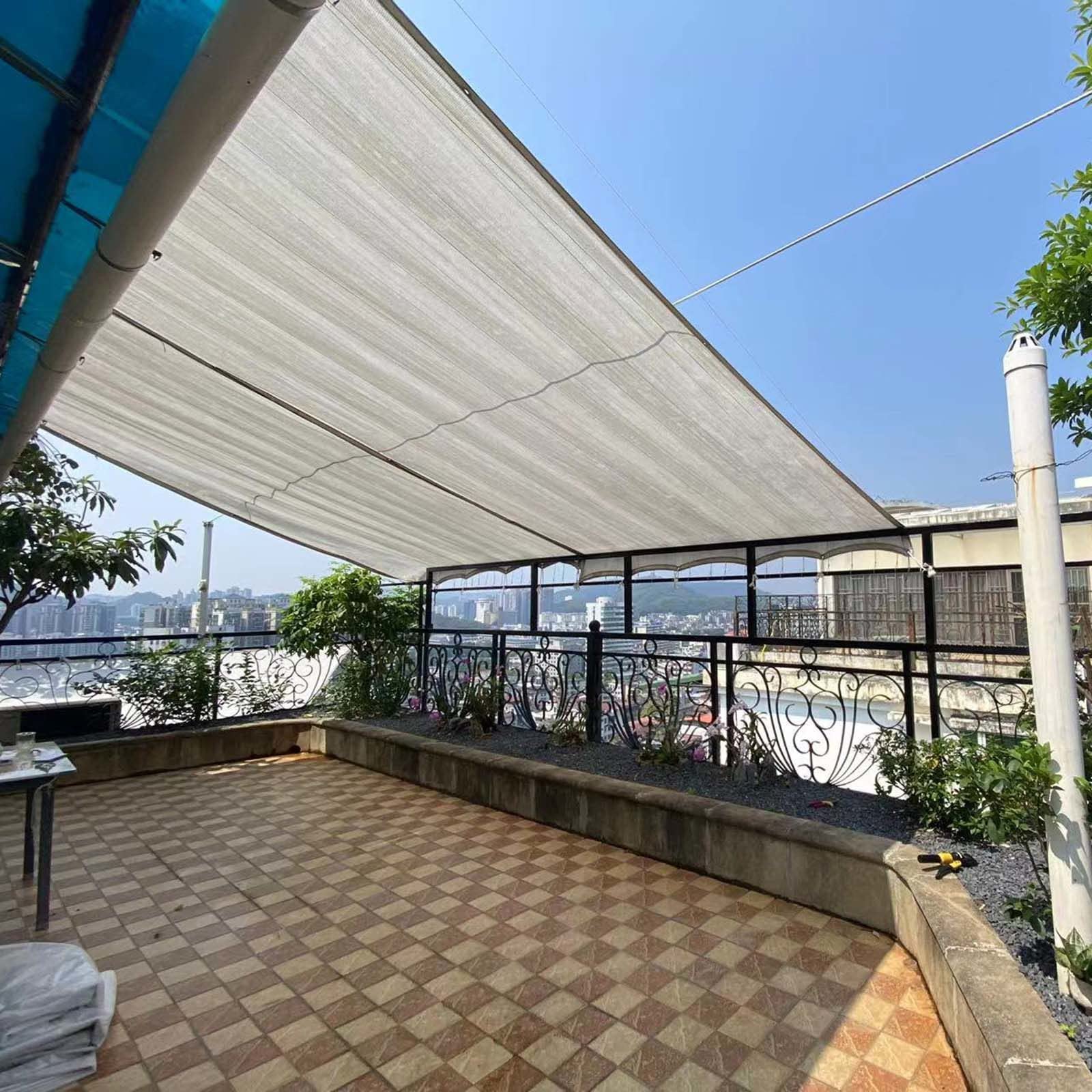 Filet D'ombrage De Jardin 2m 3m 4m 5m 6m 7m 8m 9m 10m,Voiles D'ombrage