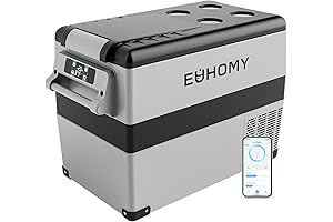 EUHOMY 12V Electric Cooler & Portable Freezer
