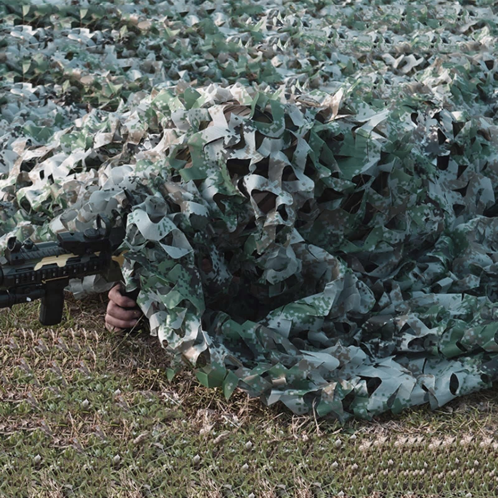 Militar Toldo Camuflaje - Decoración Redes de Camuflaje - para Acampada, Caza, Tiro, observación de Aves, Fotografía, Valla, Decoración De Fiesta, Cubierta de Coche