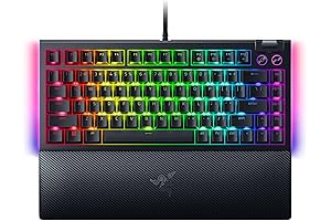 BlackWidow V4: Tenkeyless, Razer Yellow Mechanical Switch, Ergonomic Wrist Rest