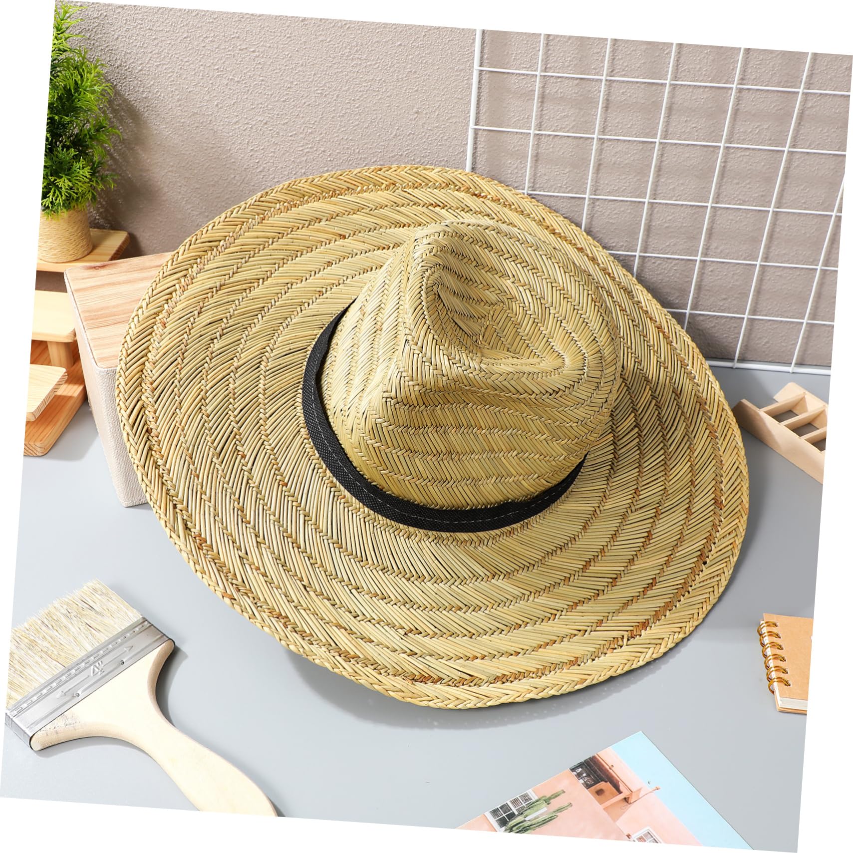 Visière Large Hommes Été Soleil Chapeaux De Seau Plage Casquette Homme Chapeau Seau Homme Chapeaux UV Paille