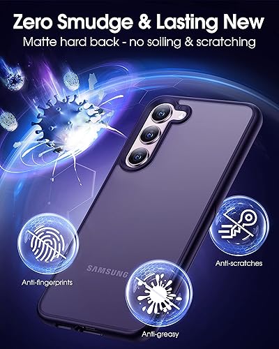 Miniatura 4 de CASEKOO Funda oficial original para Samsung Galaxy S24 Ultra protección militar contra caídas de 10 pies tecnología antimanchas delgada mate