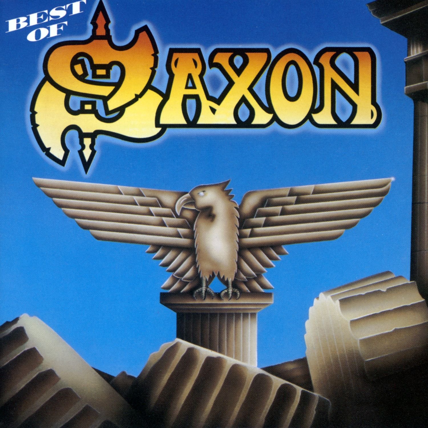 Saxon Best of Saxon CD UK Emi 1991 CD. EMI Swindon CDP7960652