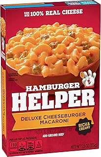 Hamburger Helper Pasta Deluxe Cheeseburger Macaroni, 5.5 Ounces