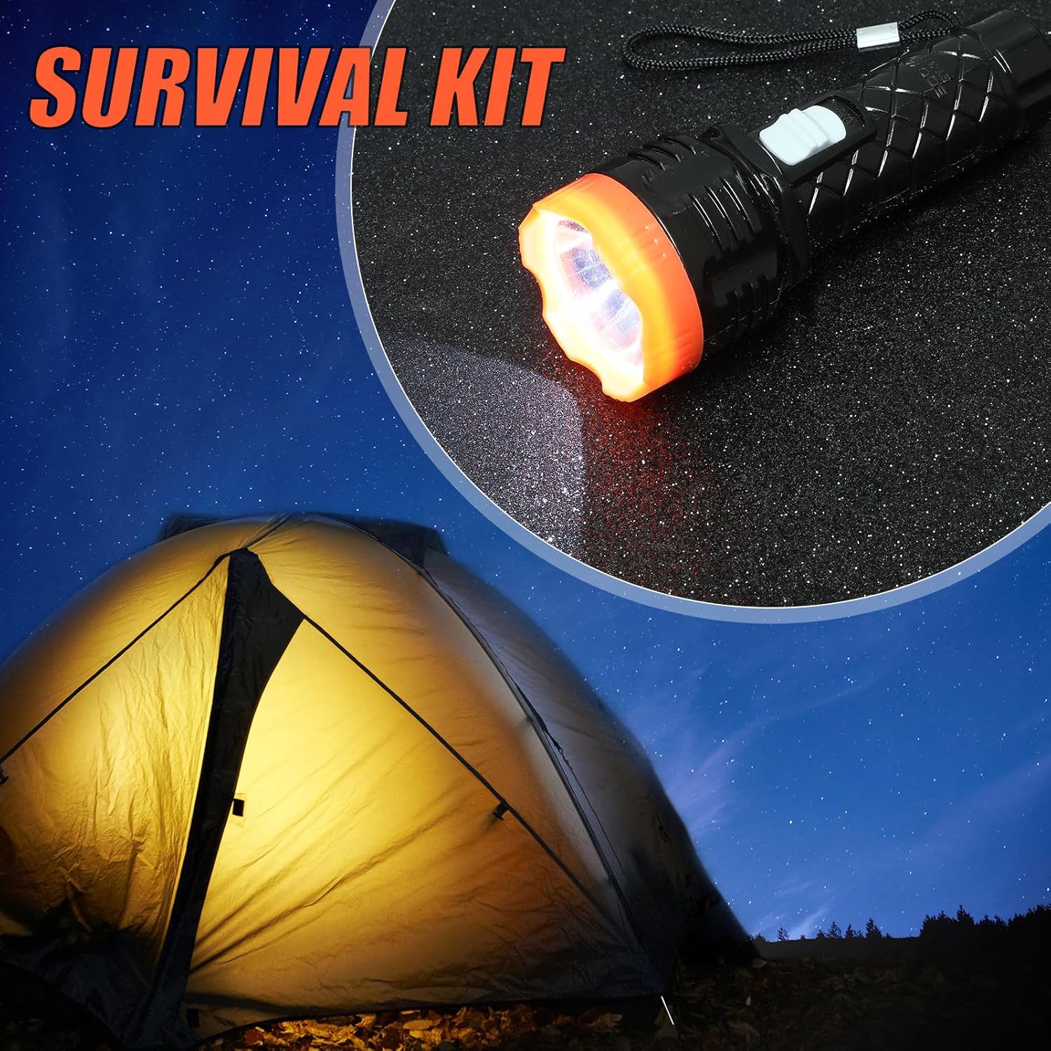 Tujoe 48 Pcs Mini Flashlight Bulk Flashlight with Lanyard Assorted Colors Torch Flashlights LED Keychain Flashlights Small Light Night Reading Emergency Hurricane Camping Hiking Party Supplies