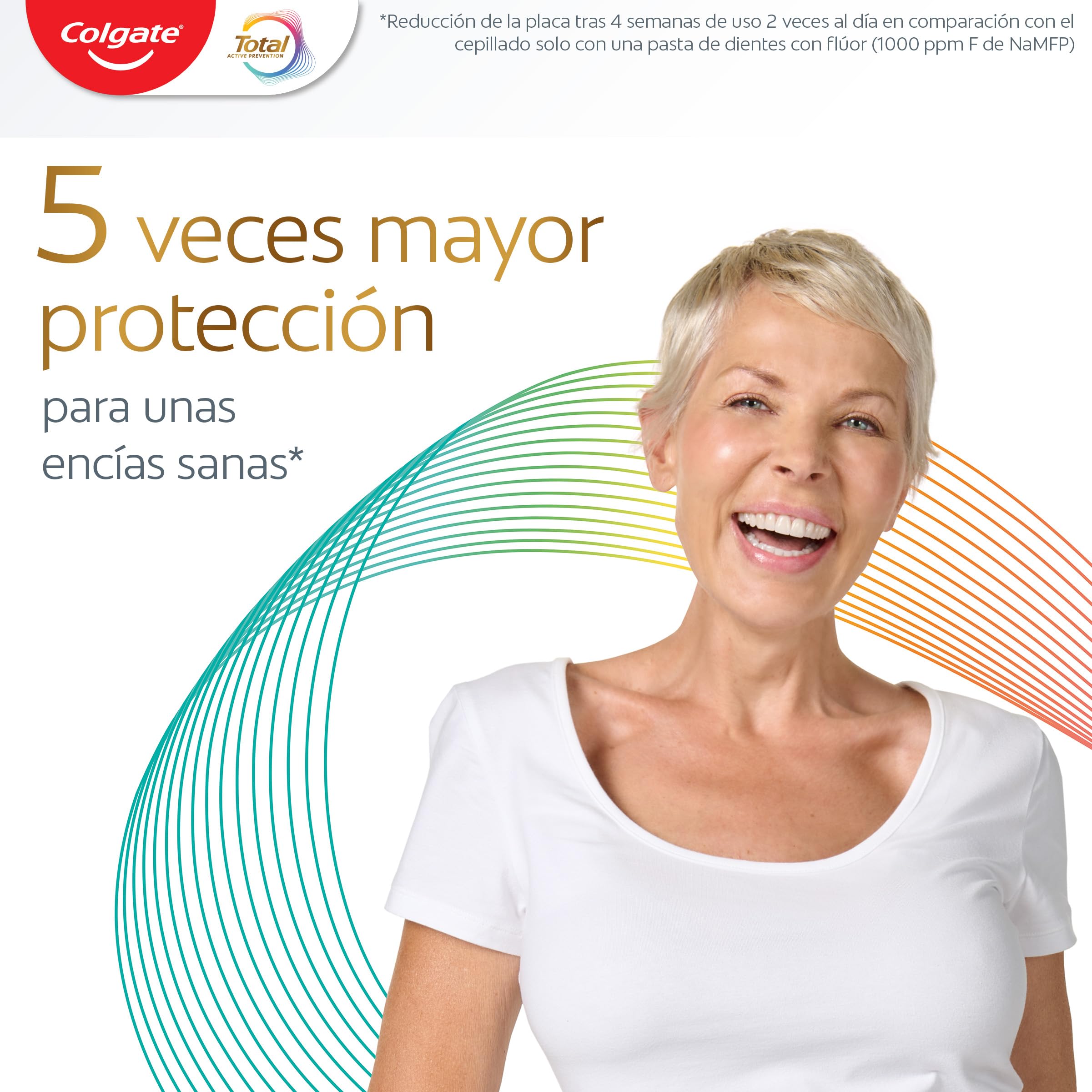 Enjuague Colgate Total Advanced Encías Sanas Menta Suave Pack 12 x 500ml | Protección Antibacteriana Ininterrumpida* | 5 Veces Mayor Protección de las Encías** | 0% alcohol***