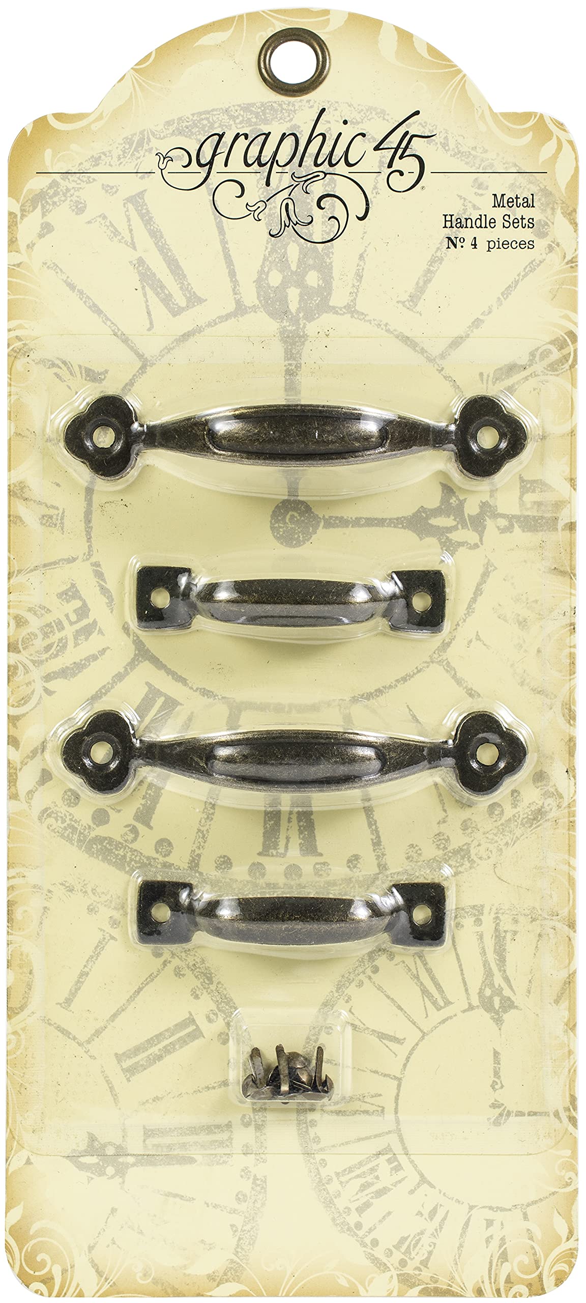 Graphic 45 Staples Metal Handle, Multi