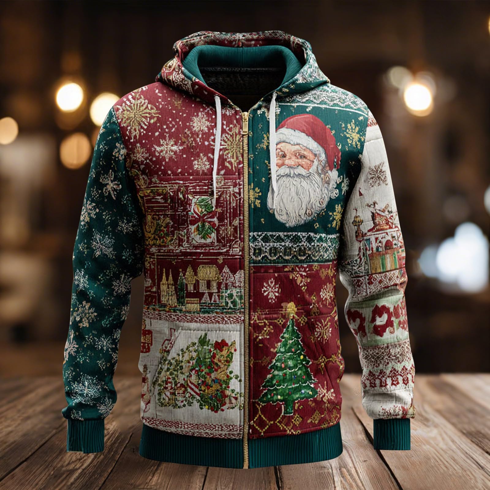 Sudaderas Para Hombre Amor en Navidad alegre y oh vamos